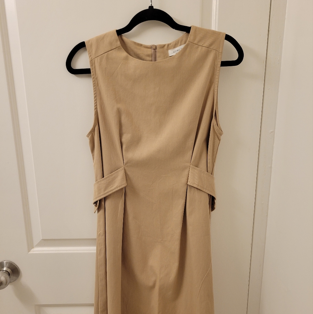 3.3 Field Trip Midi Dress (Beige)